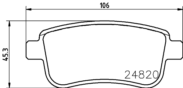 Klocki hamulcowe HELLA 8DB 355 025-421