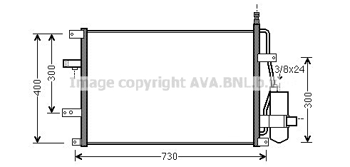 Skraplacz klimatyzacji AVA QUALITY COOLING VO5107D