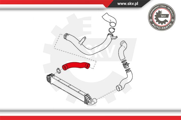Przewód powietrza doładowującego ESEN SKV 24SKV928