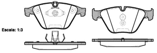Klocki hamulcowe REMSA 0857.20