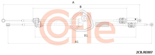 Linka dźwigni zmiany biegów COFLE 92.2CB.RE007