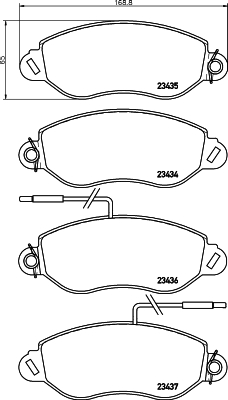 Klocki hamulcowe HELLA PAGID 8DB 355 010-531