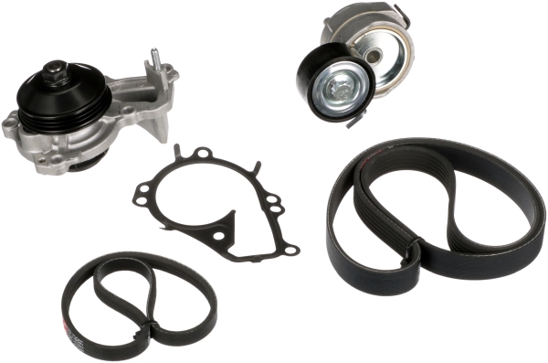Zestaw paska osprzętu z pompą wody GATES KP136PK1070