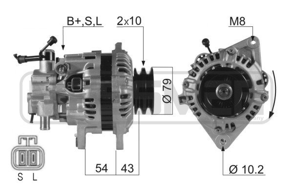 Alternator ERA 210274A