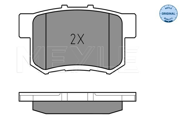 Klocki hamulcowe MEYLE 025 242 3114/W