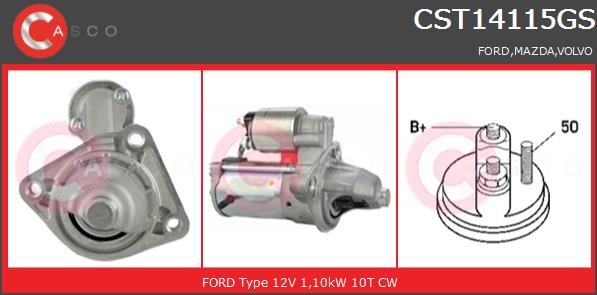 Rozrusznik CASCO CST14115GS