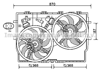 Wentylator AVA QUALITY COOLING FT7588