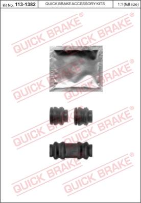 Zestaw naprawczy zacisk hamulcowy QUICK BRAKE 113-1382