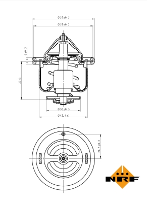 Termostat NRF 725134