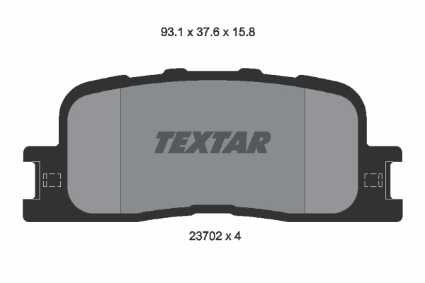 Klocki hamulcowe TEXTAR 2370201