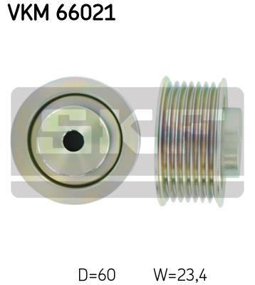 Rolka prowadząca paska osprzętu SKF VKM 66021