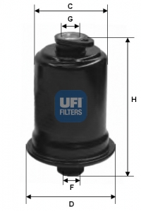 Filtr paliwa UFI 31.712.00
