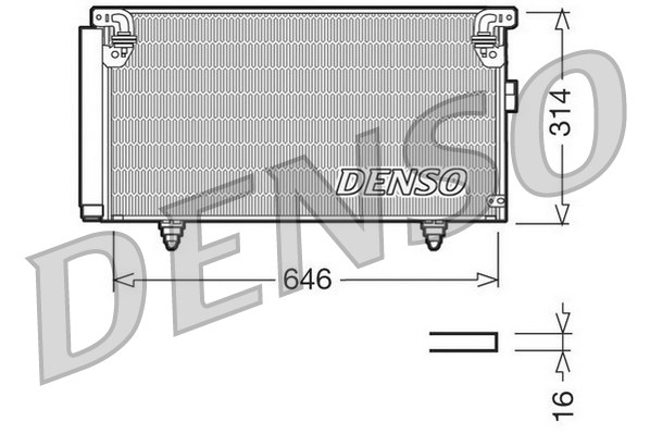 Skraplacz klimatyzacji DENSO DCN36001