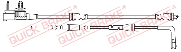 Czujnik zużycia klocków QUICK BRAKE WS 0408 A