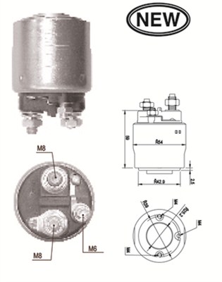 Elektromagnes rozrusznika MAGNETI MARELLI 940113050562