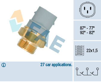 Włącznik wentylatora FAE 38160