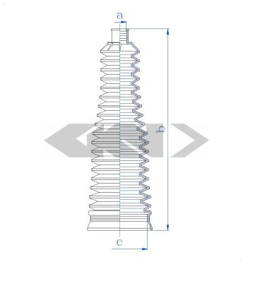 Osłona drążka kierowniczego SPIDAN 84152