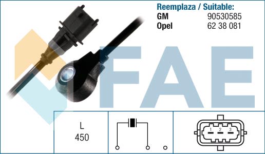 Czujnik spalania stukowego FAE 60141