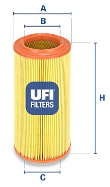 Filtr powietrza UFI 27.257.00