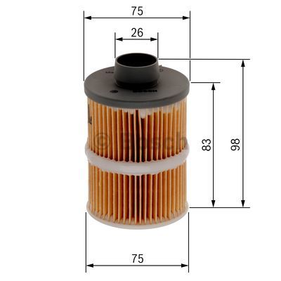 Filtr paliwa BOSCH F 026 402 084