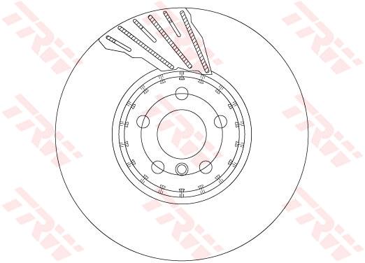 Tarcza hamulcowa TRW DF6891S