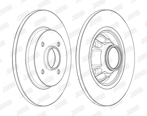 Tarcza hamulcowa JURID 562611J-1