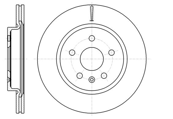 Tarcza hamulcowa REMSA 61284.10