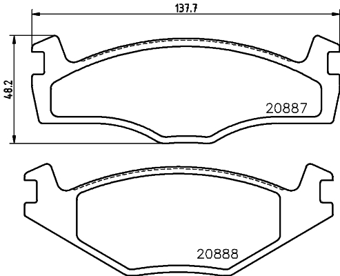 Klocki hamulcowe HELLA PAGID 8DB 355 017-521
