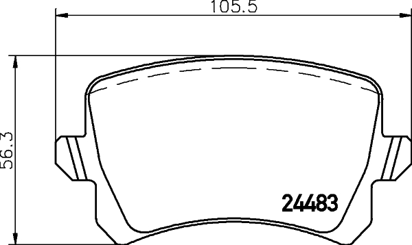 Klocki hamulcowe HELLA 8DB 355 025-331