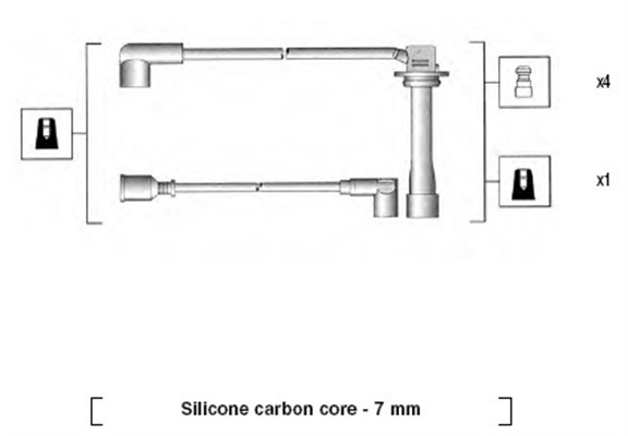Przewody zapłonowe MAGNETI MARELLI 941325010895