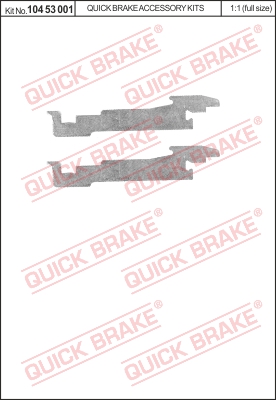 Regulacja szczęk hamulcowych QUICK BRAKE 104 53 001