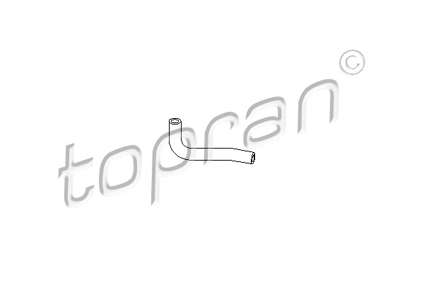 Przewód układu chłodzenia TOPRAN 100 717