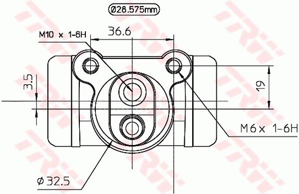 Cylinderek TRW BWN158