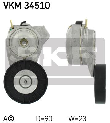 Rolka napinacza paska osprzętu SKF VKM 34510