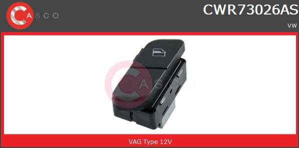 Przełącznik podnośnika szyby CASCO CWR73026AS