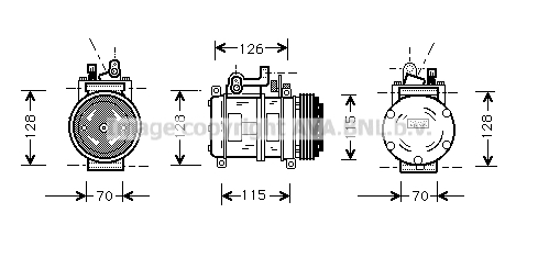 Kompresor klimatyzacji AVA QUALITY COOLING BWAK227