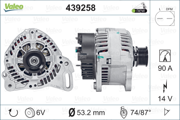 Alternator VALEO 439258