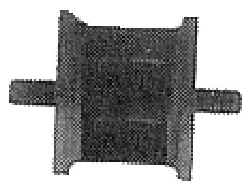 Wieszak ukladu wydechowego METALCAUCHO 00126