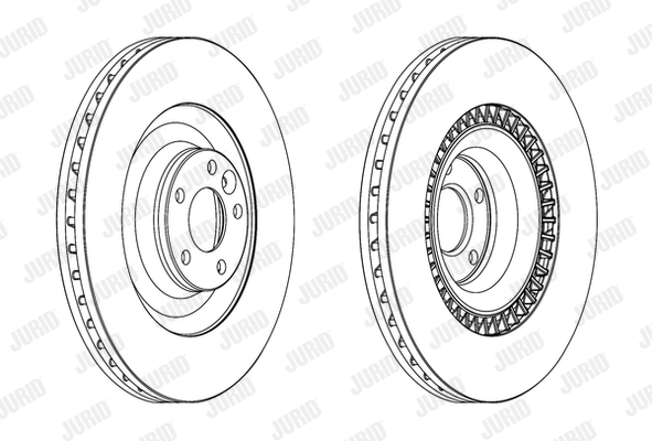 Tarcza hamulcowa JURID 562696JC-1