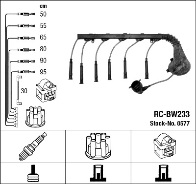 Przewody zapłonowe NGK 0577