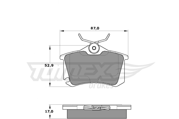 Klocki hamulcowe TOMEX BRAKES TX 15-22