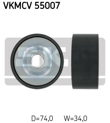 Rolka prowadząca paska osprzętu SKF VKMCV 55007