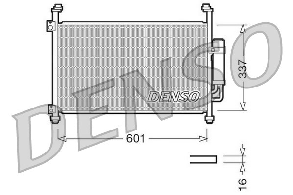 Skraplacz klimatyzacji DENSO DCN40007