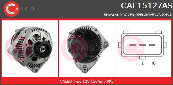 Alternator CASCO CAL15127AS