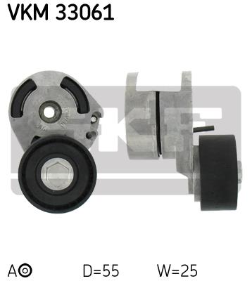 Rolka napinacza paska osprzętu SKF VKM 33061
