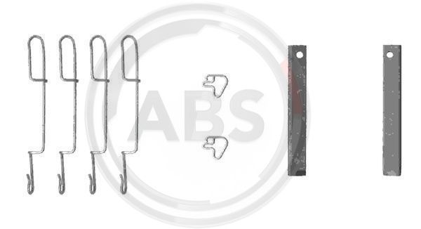 Zestaw akcesoriów montażowych  klocków hamulcowych A.B.S. 1280Q