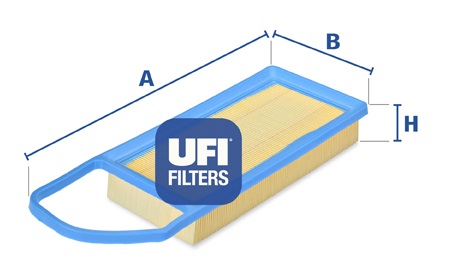 Filtr powietrza UFI 30.153.00