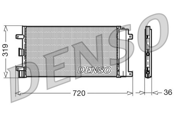 Skraplacz klimatyzacji DENSO DCN09042