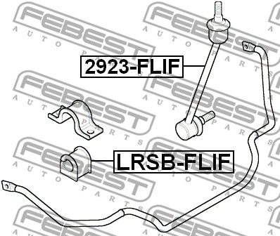 Łącznik stabilizatora FEBEST 2923-FLIF