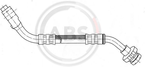 Przewód hamulcowy elastyczny A.B.S. SL 4909